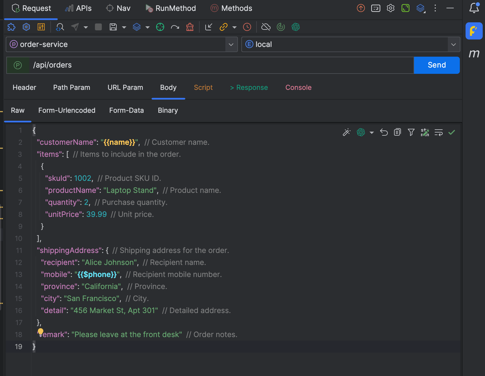 Environment and Function value highlighting